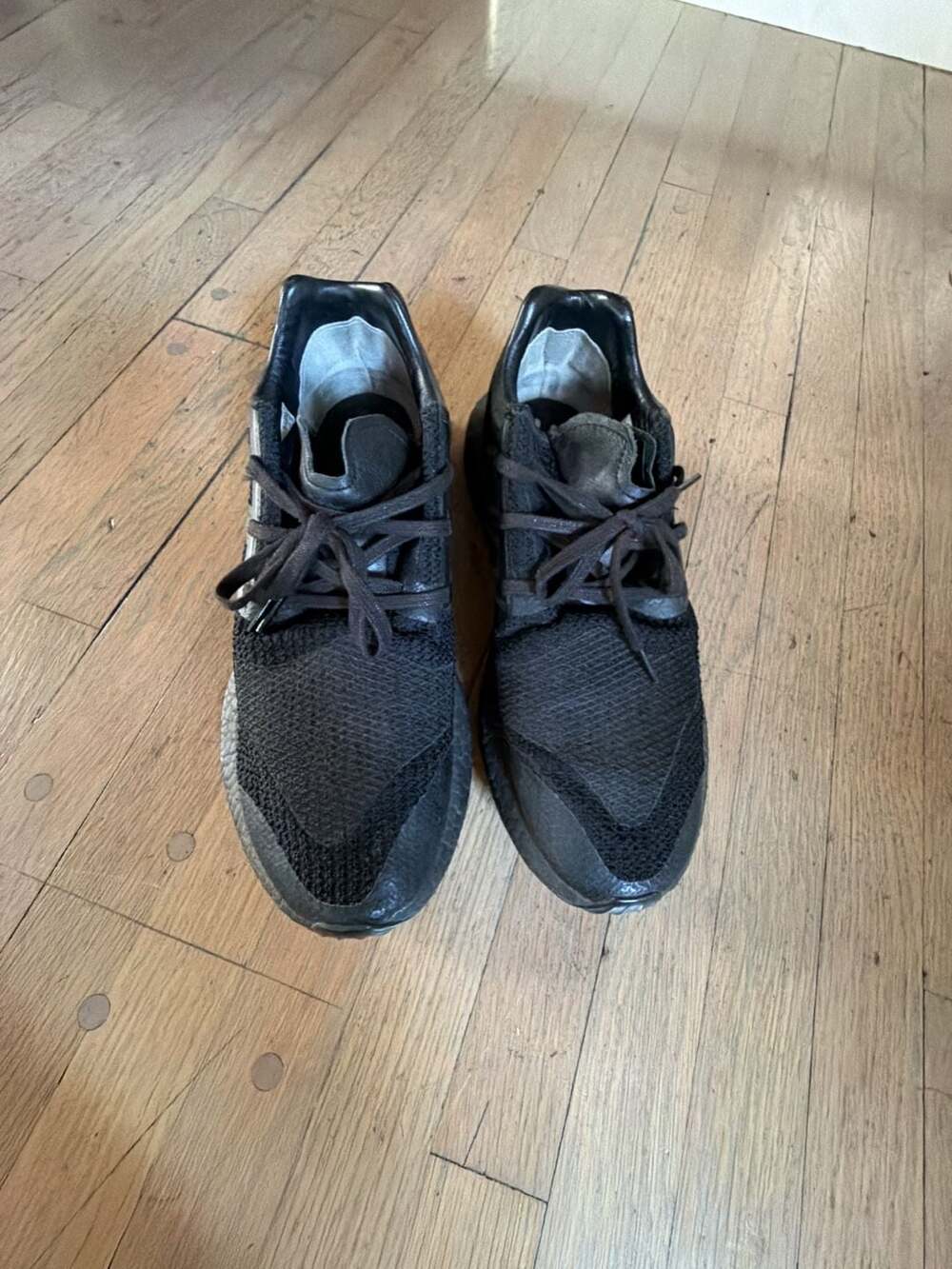 Adidas Y-3 Yohji Yamamoto Pure Boost Triple Black Low-Top Sneakers